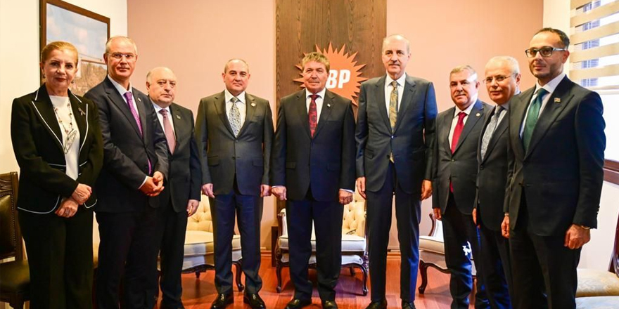 Türkiye ve Azerbaycan iktidar partileri UBP’i ziyaret etti