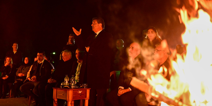 Mesarya’da zafer ateşi yandı