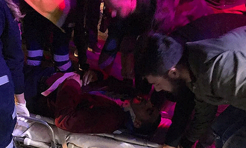 Başkent Lefkoşa’da dün akşam araç yayaya çarptı