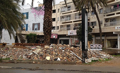 Başkentin göbeğinde moloz yığını