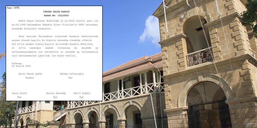 Vatandaş olmayan birini seçmen yaptılar!