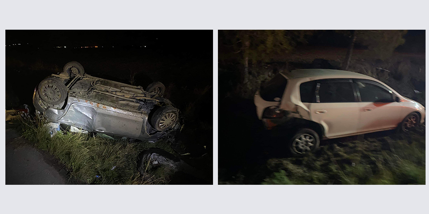 Lefkoşa-Girne anayolunda korkutan kaza!
