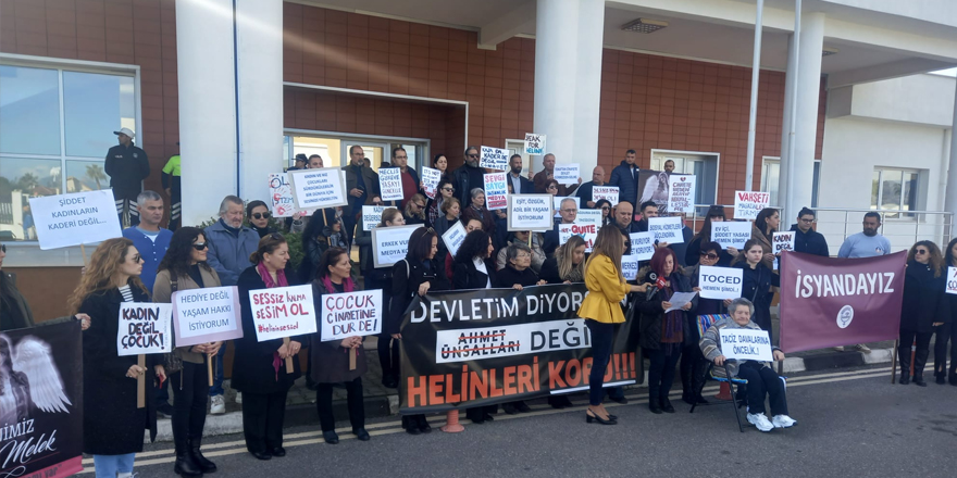 22 sivil toplum ve siyasi örgüt mahkeme önünde eylem yaptı