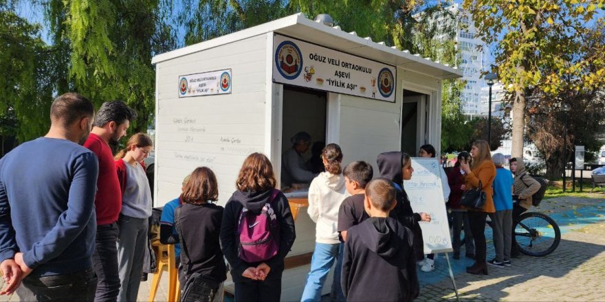Girne Barış Parkında aşevi kuruldu