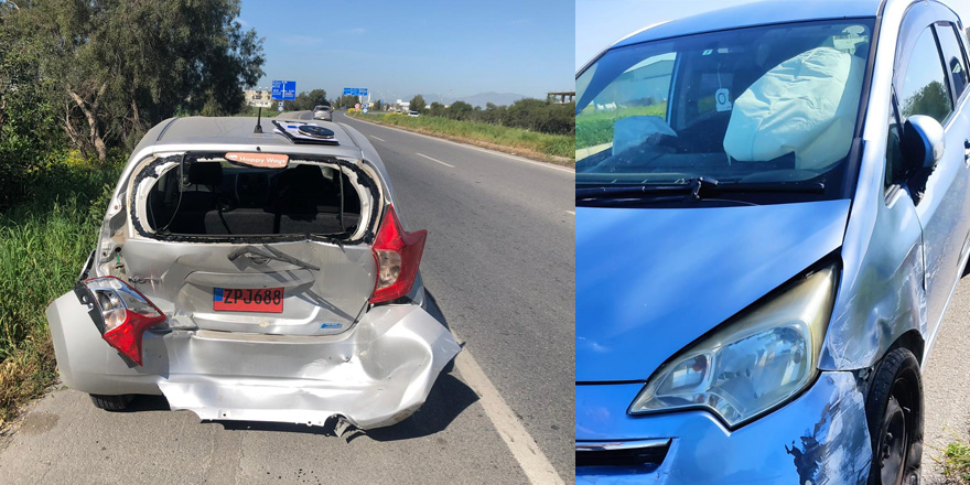 Lefkoşa-Gazimağusa Anayolunda kaza