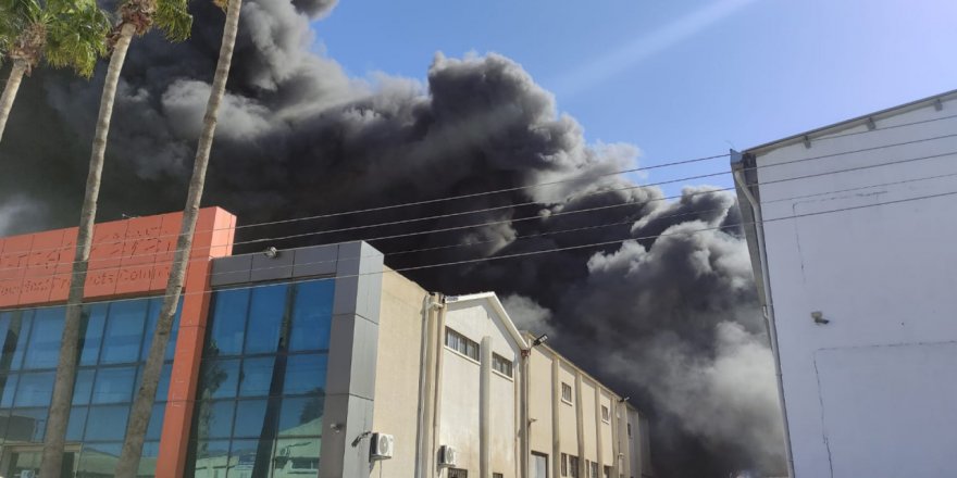 Sırdaş Mobilya'da büyük yangın!