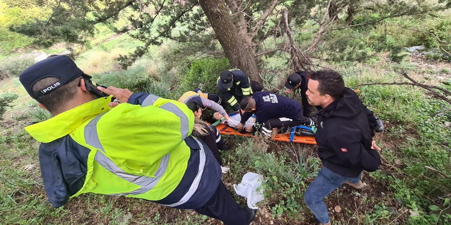 Taşkent’te yürüyüş yaptığı sırada uçurumdan kayarak düştü