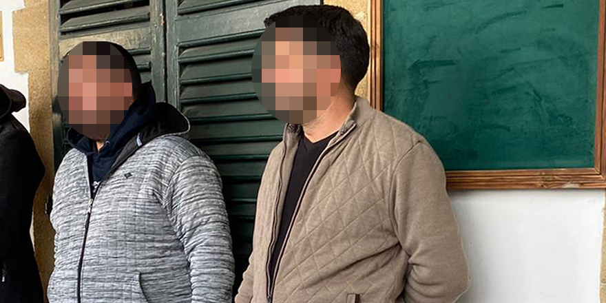 190 kilo kaçak eti, adanın kuzeyine geçirmeye çalıştılar