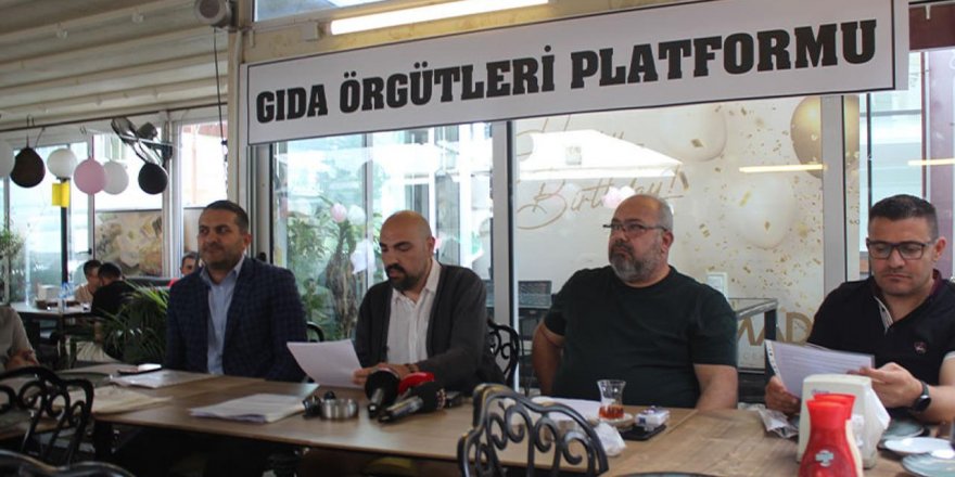 Gıda Örgütleri Platformu kuruldu