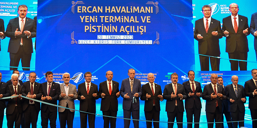 Yeni Ercan Havalimanı açıldı