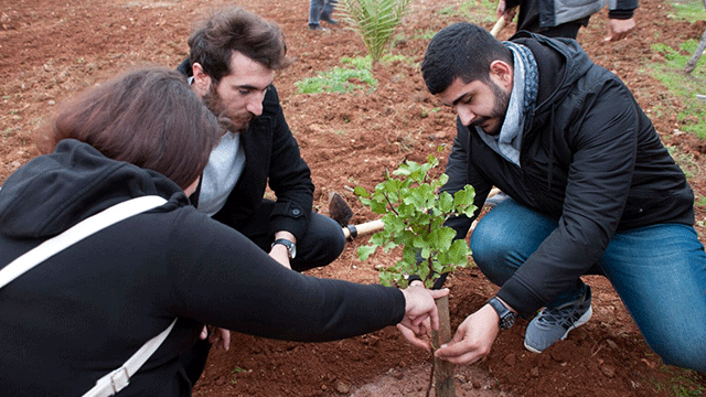 DAÜ İç Mimarlık Bölümü’nden  20. Yıl Koruluğu