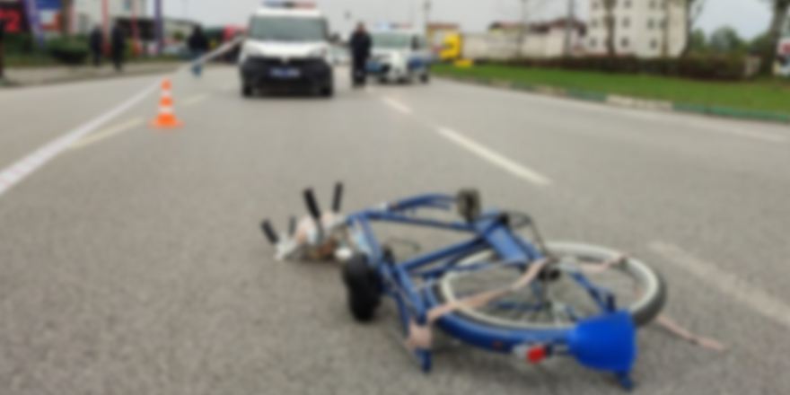 45 yaşındaki bisiklet sürücüsü yaralandı