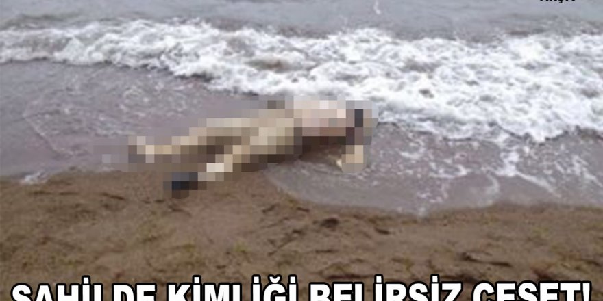 Çatalköy’de sahile vurmuş cansız bir erkek bedeni bulundu!