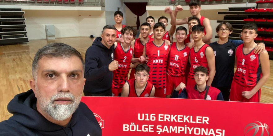 KKTC U16 Erkek Karmamız, Şampiyonaya galibiyetle başladı