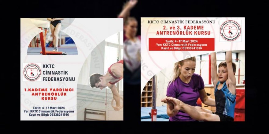 Cimnastik Federasyonu, antrenörlük kursları düzenleyecek