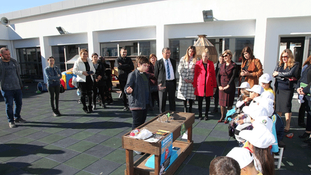 Meral Akıncı Fazıl Plümer Anaokulu’nu ziyaret etti