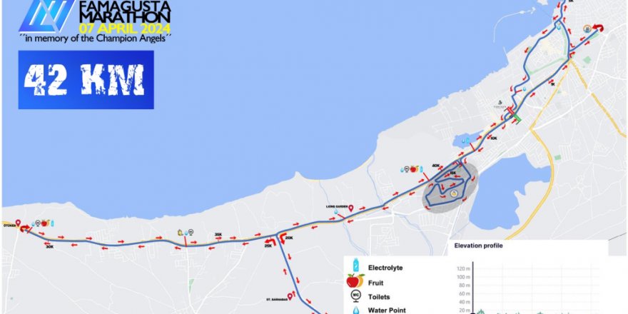 Mağusa Maratonu dolayısıyla bazı yollar trafiğe kapanacak