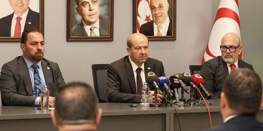 Tatar: Kıbrıs Cumhuriyeti’ne bizleri yama ederek bir anlaşmaya gelmeyeceğimizi aktardık
