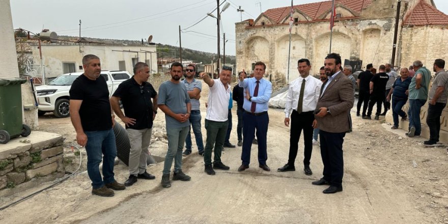 Bahçeli’de yol yenileme çalışmaları başladı