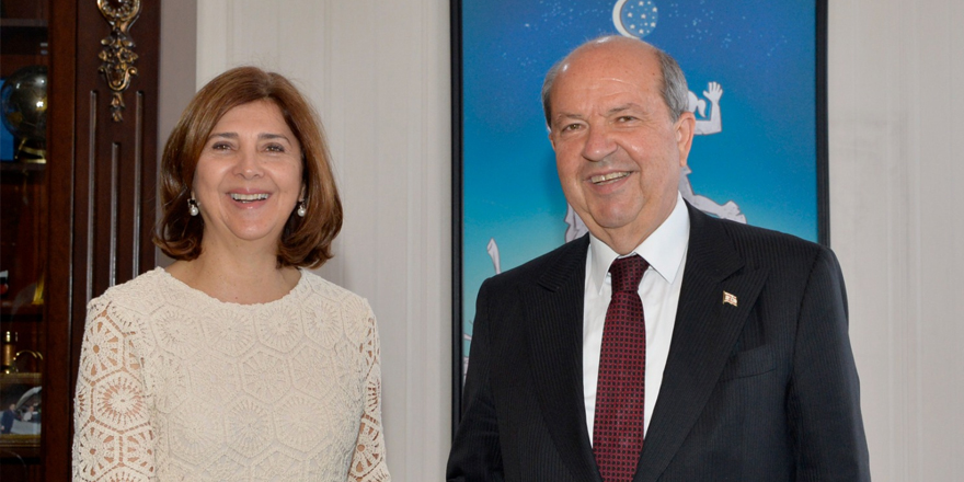 Cumhurbaşkanı Tatar, BMGS Kıbrıs Kişisel Temsilcisi Holguin’i kabul etti