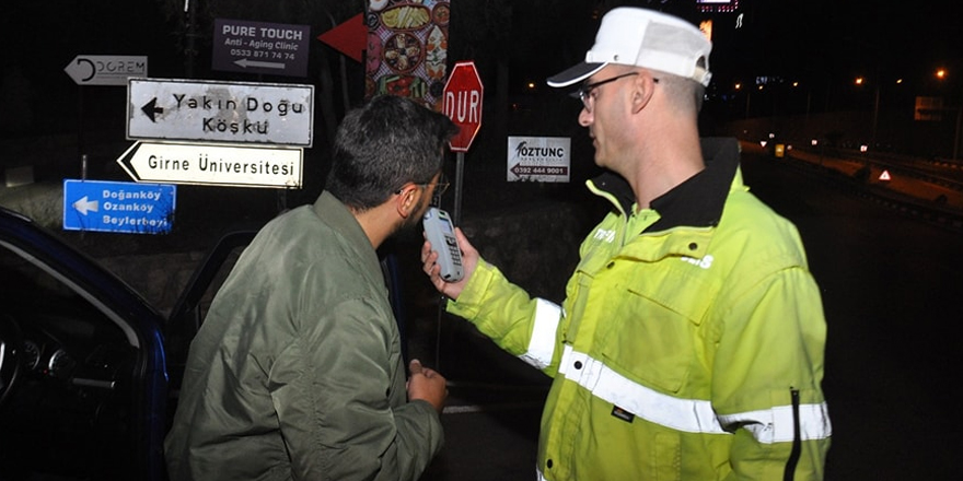 30 araç trafikten men edildi