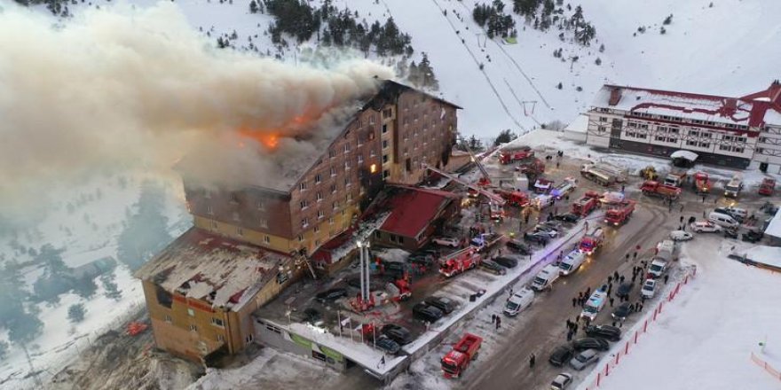 Kartalkaya Kayak Merkezi’nde yangın: 10 ölü, 32 yaralı