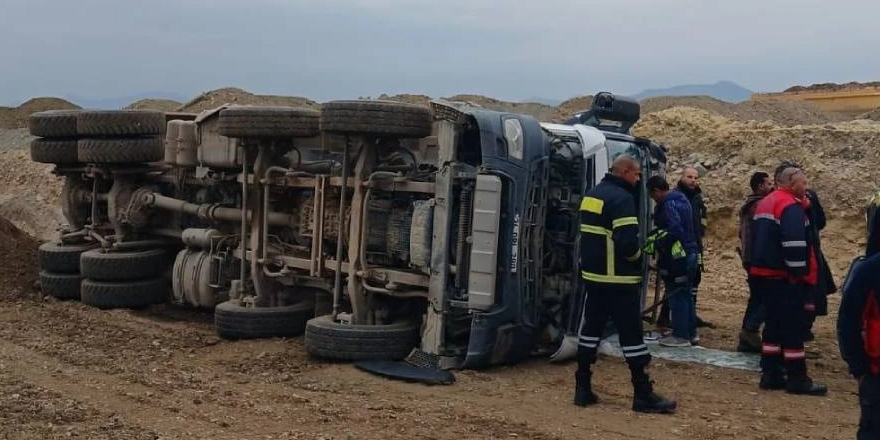 Ercan Havalimanında iş kazası!