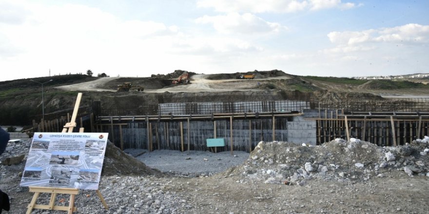 Gönyeli çemberi ile Boğaz kavşağı arası ana yol güzergâhında patlatma yapılacak