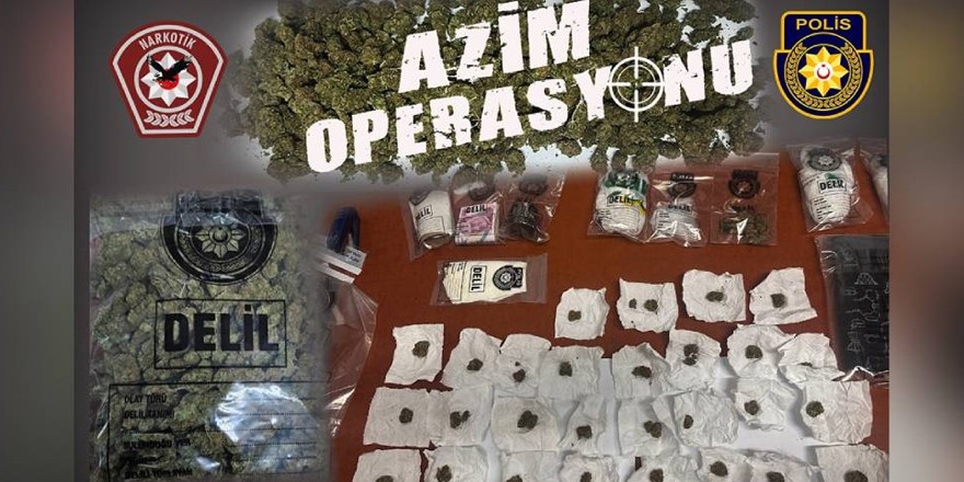 347 gram uyuşturucu ele geçirildi