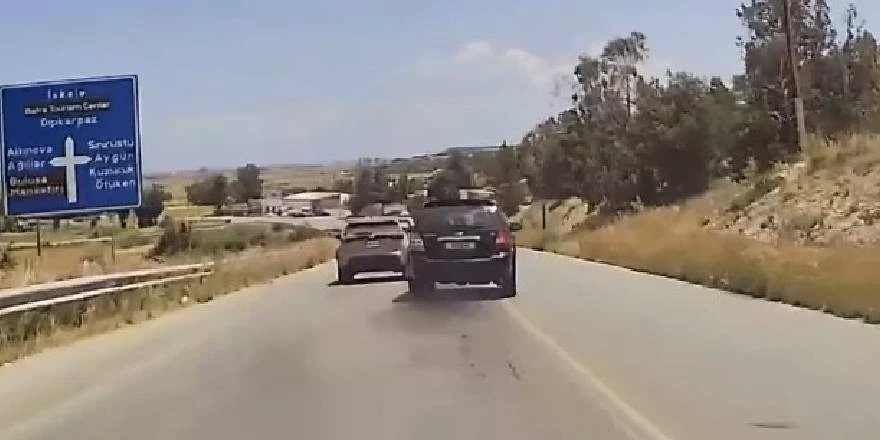 Tehlikeli sürüşe yapan araç trafikten men edildi