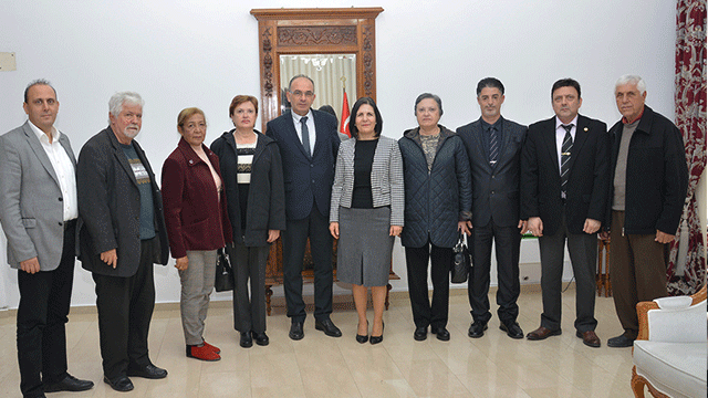 "Siber Şehit Aileleri ve Malül Gaziler Derneği’ni kabul etti