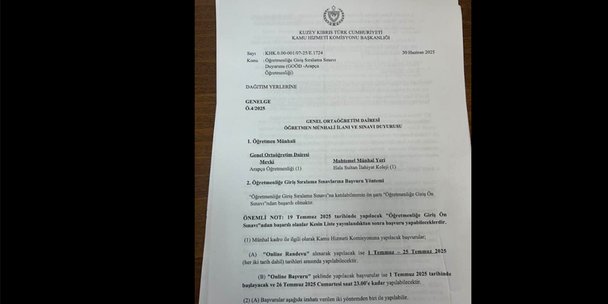 ‘Arapça öğretmeni’ münhali'ne Selma Eylem’den tepki geldi