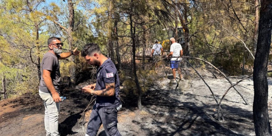 Esentepe-Karaağaç arasındaki yangın büyümeden söndürüldü