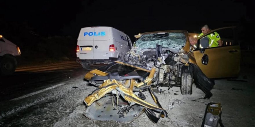 Feci kazaza 1 kişi öldü, 2 kişi yaralandı