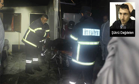 Uykusunda alevlere teslim oldu