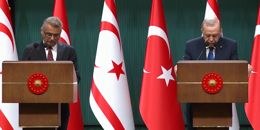 Erdoğan: En gerçekçi çözüm, iki devletin var olduğu modelden geçer