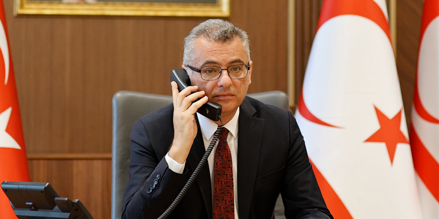 Cumhurbaşkanı Erhürman, Stephen Doughty ile telefonda görüştü