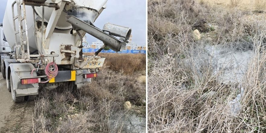 Çevreyi kirleten firma suçüstü yakalandı