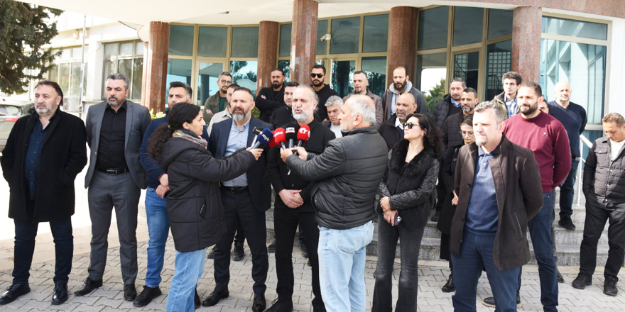 Sendikalar, İçişleri Bakanlığı önünde eylem yaptı