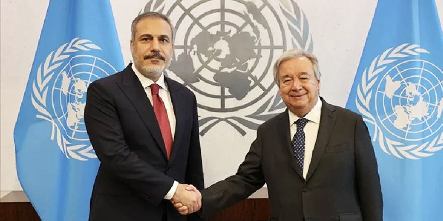 BM Genel Sekreteri Guterres, Fidan ile Ankara’da görüştü