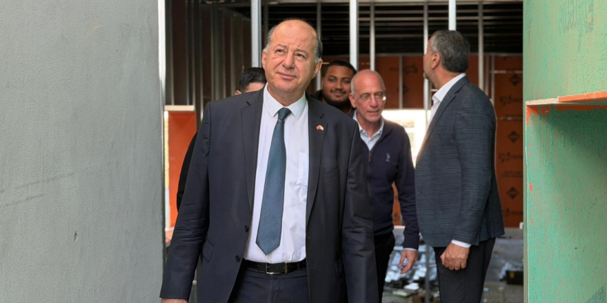 Dinçyürek, Devlet Laboratuvarı inşaatında inceleme yaptı