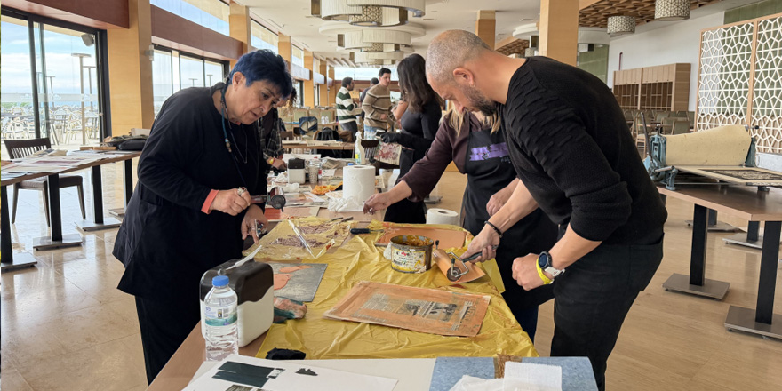 İZ / TRACE – Baskı Çalıştayı’nda hazırlanan eserler yarın sergilenecek