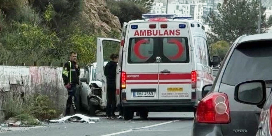 Ciklos mevkiinde kaza!