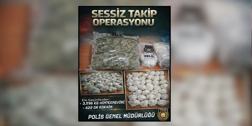 4 kilo uyuşturucu ele geçirildi; 2 kişi tutuklandı