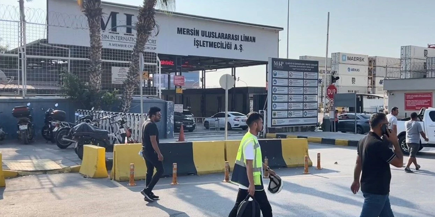 Mersin Limanı’nda kimyasal alarm!