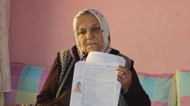 Denizli'de yaşlı kadına eski damattan 80 bin TL borç kaldı