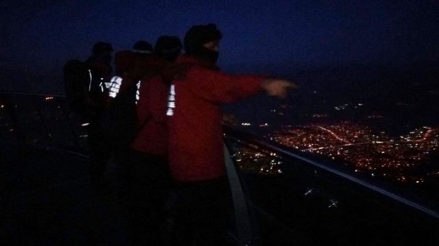 Uludağ'da mahsur kalan 3 kişi helikopterle kurtarıldı