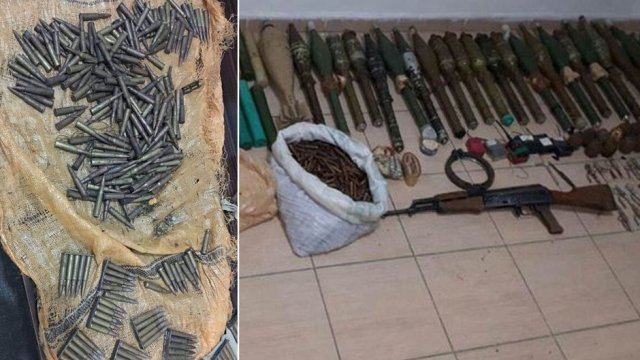 Hakkari'de terör örgütü PKK cephaneliği ele geçirildi