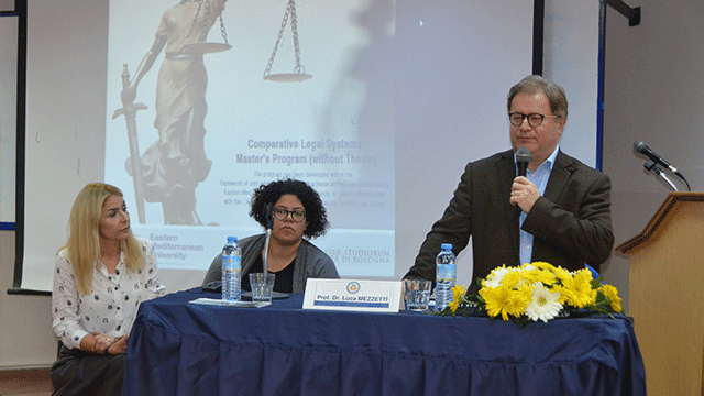 Ünlü hukukçu Prof. Dr. Mezzetti DAÜ’yü ziyaret etti