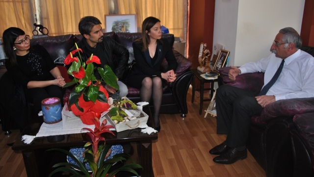 JCI Kuzey Kıbrıs yeni dönem başkanı ve yönetim kurulu üyeleri Güngördü’yü ziyaret etti